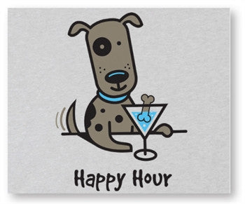 Happy Hour Dog Tee