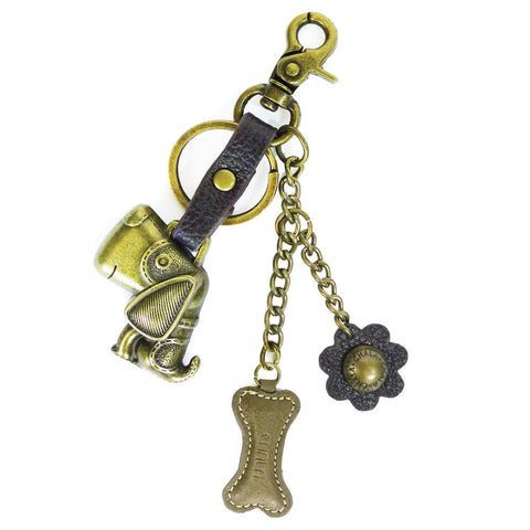 Charming Dog Keychain