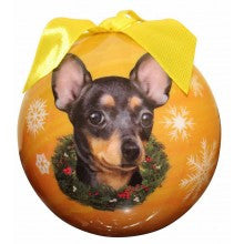 Chihuahua Black Christmas Ornament