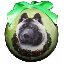 Akita Christmas Ornament