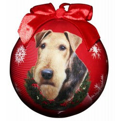 Airedale Christmas Ornament