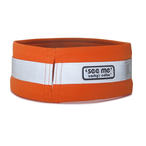 Reflective Over Collar Large Orange