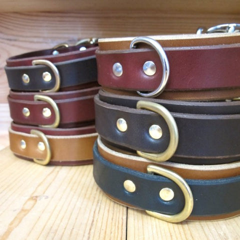 Signature Collection Leather Dog Collars