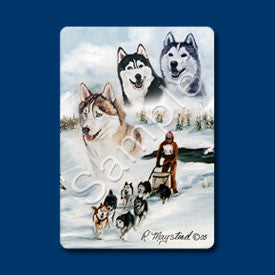 Siberian Husky Playing Cards