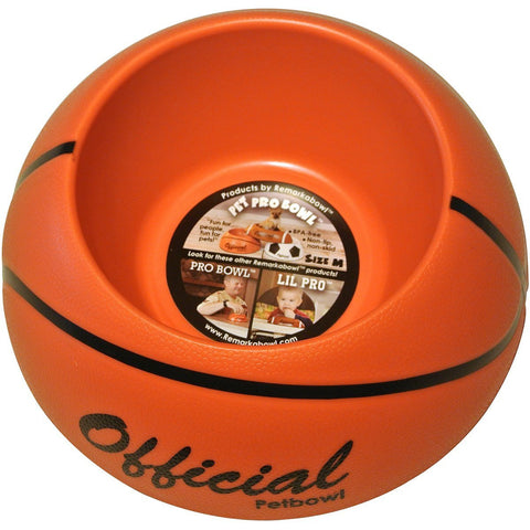 Remarkabowl Sports Themed Dog Bowl - Basketball